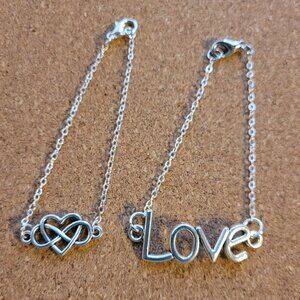Silver Chain Wristbands
